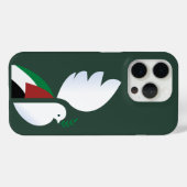 vredesduif met de Palestijnse vlag Case-Mate iPhone Case (Achterkant (horizontaal))