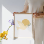 Vredesduif met Olijftak Poster