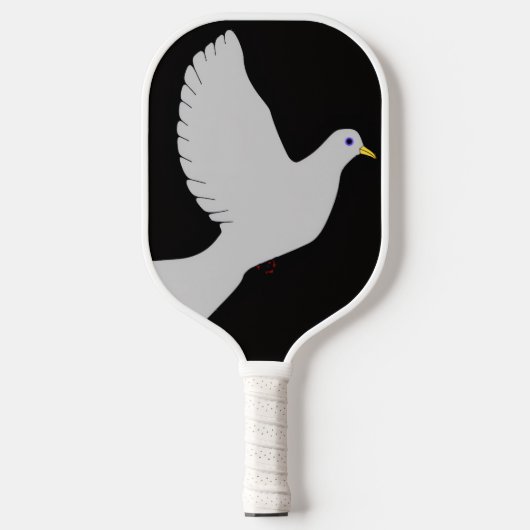 Vredesduif pickleball paddle (Voorkant)