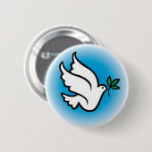 vredesduif ronde button 5,7 cm (Voorkant /achterkant)