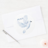 VREDESDUIF RONDE STICKER (Envelop)