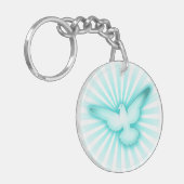 Vredesduif Sleutelhanger (Voorkant Links)