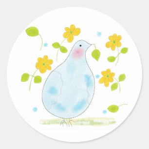 Vredesduif sticker van OR Designs