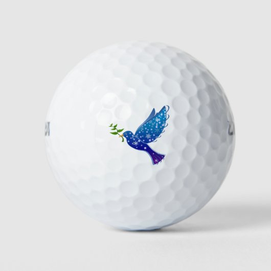 Vredesduif Vogel Symbool Liefde Vrijheid Duif Golfballen (Voorkant)