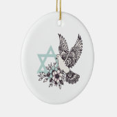 vredesduif voor israël keramisch ornament (Rechts)