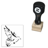 Vredesduif zegel rubberstempel (Gestempeld)