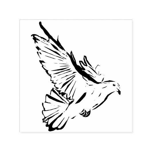Vredesduif zegel zelfinktende stempel (Design)