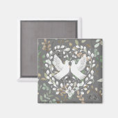 Vredesduiven 2 magneet (Voorkant / Achterkant)