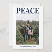 Vredesfoto Feestdagenkaart (Voorkant)