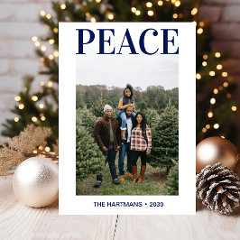 Vredesfoto Feestdagenkaart