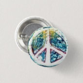 Vredesgast! Ronde Button 3,2 Cm (Voorkant /achterkant)