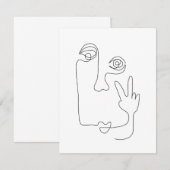 Vredesgebaar Bedankkaart (Voorkant / Achterkant)