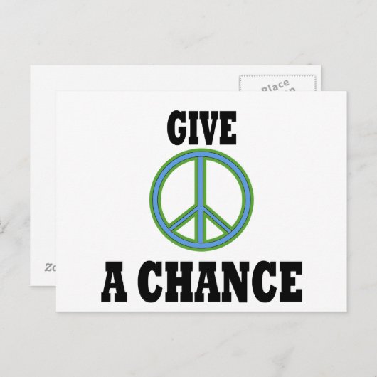 Vredesgebaar Briefkaart (Voorkant / Achterkant)