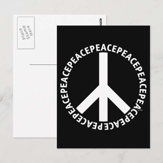 Vredesgebaar Briefkaart (Voorkant / Achterkant)