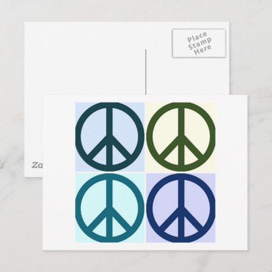 Vredesgebaar Briefkaart (Voorkant / Achterkant)