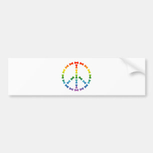 Vredesgebaar Bumpersticker
