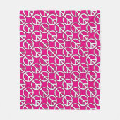 Vredesgebaar Fleece Deken (Voorkant)