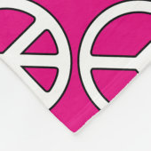 Vredesgebaar Fleece Deken (Hoek)