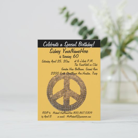 Vredesgebaar Kaart (Staand voorkant)