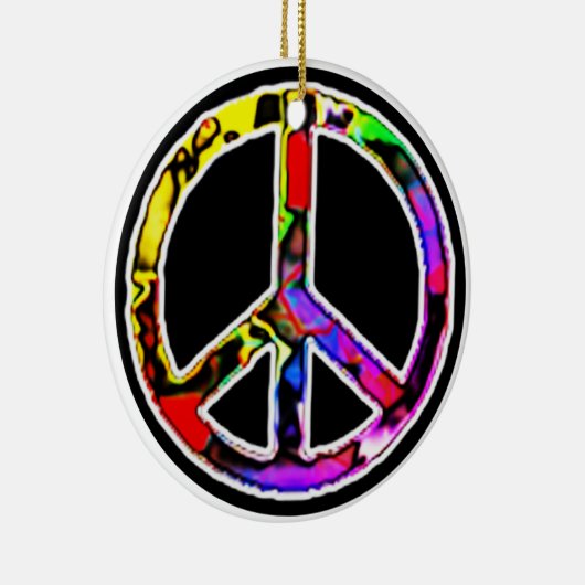 Vredesgebaar Keramisch Ornament (Rechts)