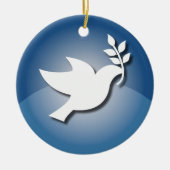 Vredesgebaar Keramisch Ornament (Voorkant)