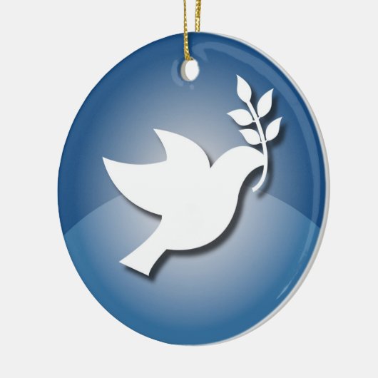 Vredesgebaar Keramisch Ornament (Links)