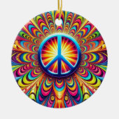 Vredesgebaar Keramisch Ornament (Voorkant)