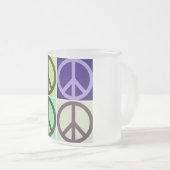 Vredesgebaar Matglas Koffiemok (Voorkant rechts)