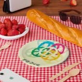 Vredesgebaar Papieren Bordje