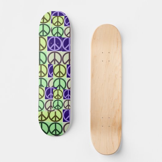 Vredesgebaar Persoonlijk Skateboard (Voorkant)