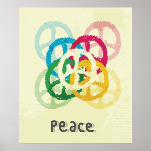 Vredesgebaar Poster (Voorkant)