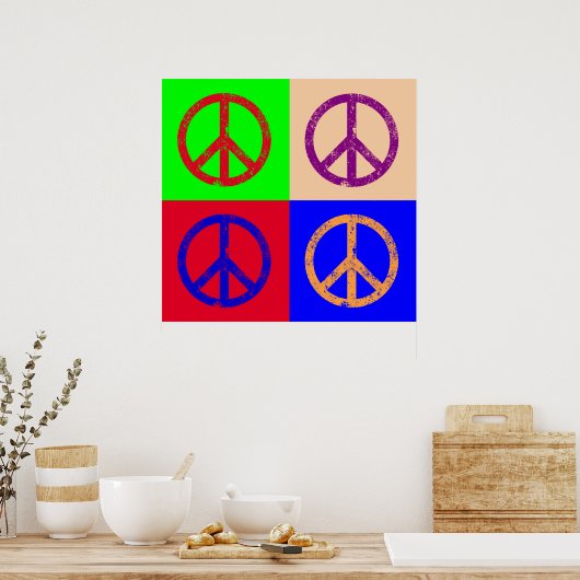 Vredesgebaar Poster (Keuken)