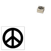 Vredesgebaar Rubberstempel (Gestempeld)