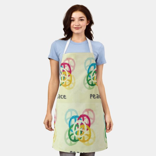 Vredesgebaar Schort (Gedragen)