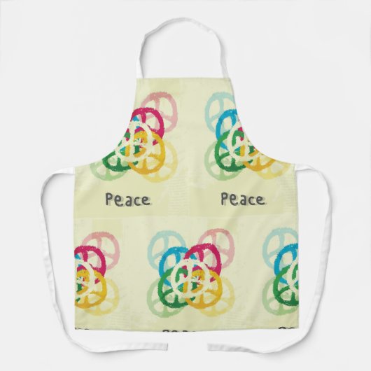 Vredesgebaar Schort (Voorkant)