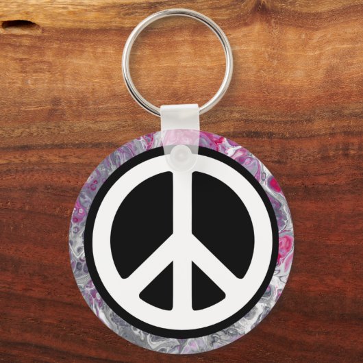 Vredesgebaar Sleutelhanger (Voorkant)