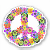 Vredesgebaar Sticker (Voorkant)