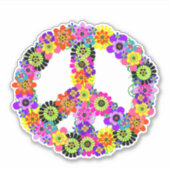 Vredesgebaar Sticker (Voorkant)