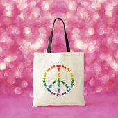 Vredesgebaar Tote Bag