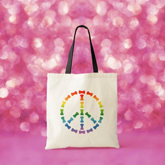 Vredesgebaar Tote Bag