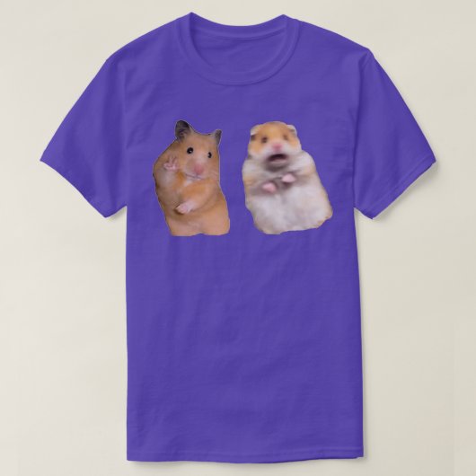 Vredesgebarentaal en schitterende hamster t-shirt (Design voorkant)