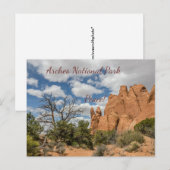 Vredesgebarentaal in Arches Briefkaart (Voorkant / Achterkant)