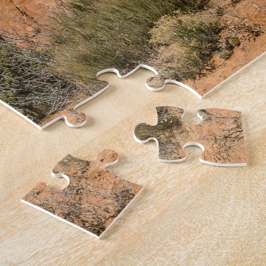 Vredesgebarentaal in Arches Legpuzzel (Zijkant)