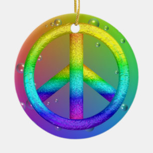 Vredesgebarentaal Keramisch Ornament