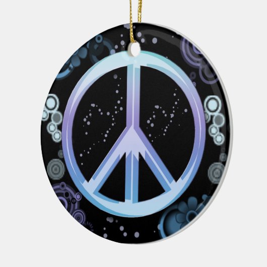 Vredesgebarentaal Keramisch Ornament (Links)