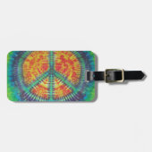 Vredesgebarentaal kleurstof PhatDyes Bagagelabel (Voorkant horizontaal)