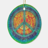 Vredesgebarentaal kleurstof PhatDyes Keramisch Ornament (Links)