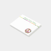 Vredesgebarentaal Memo van Post-it® Notes (Schuin)