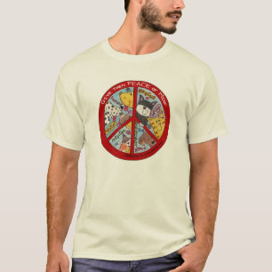 Vredesgebarentaal voor dieren t-shirt