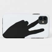 Vredesgebarenteken door hand Case-Mate iPhone case (Achterkant (horizontaal))